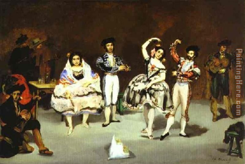 The Spanish Ballet painting - Edouard Manet The Spanish Ballet art painting